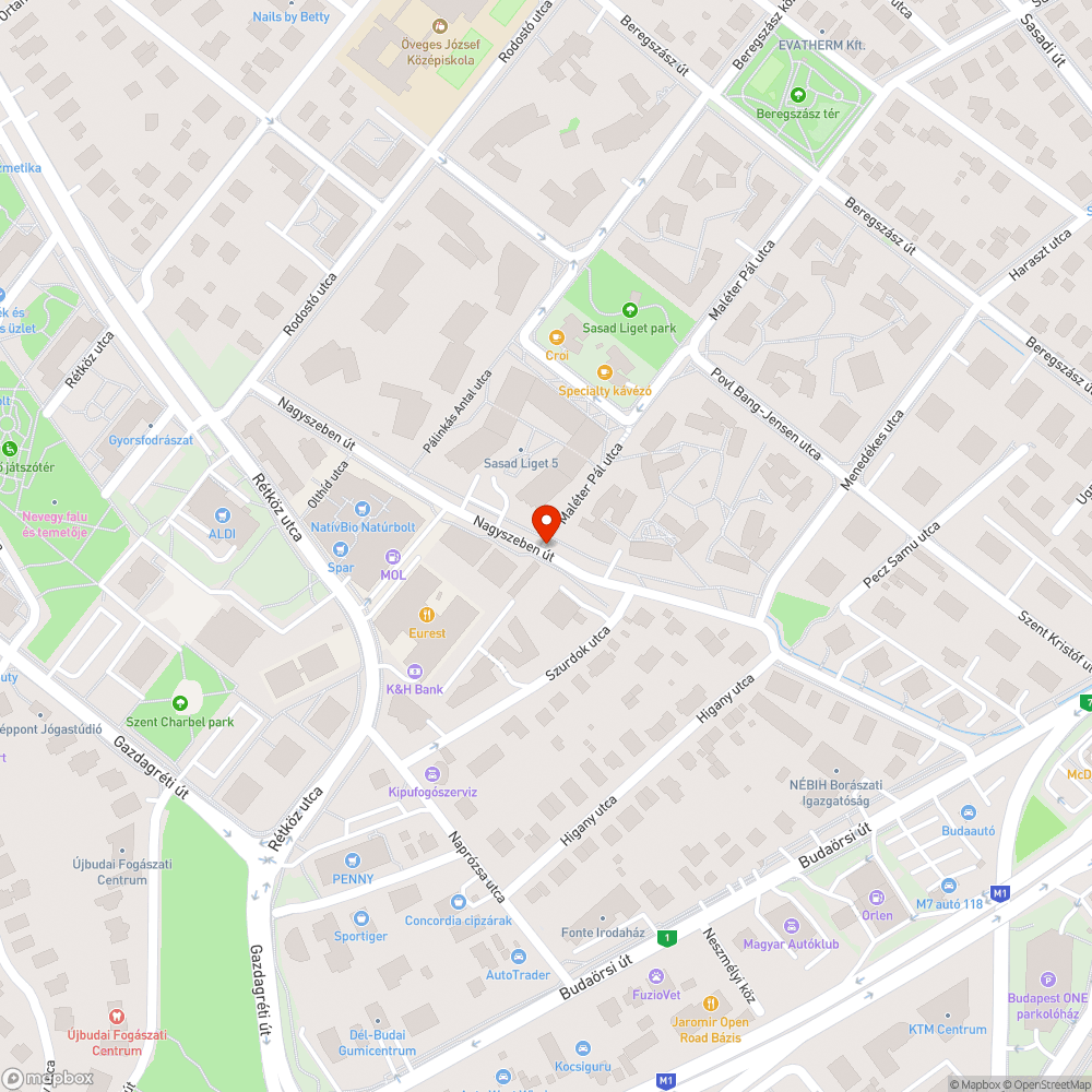 Parkolóhely bejelentés helye