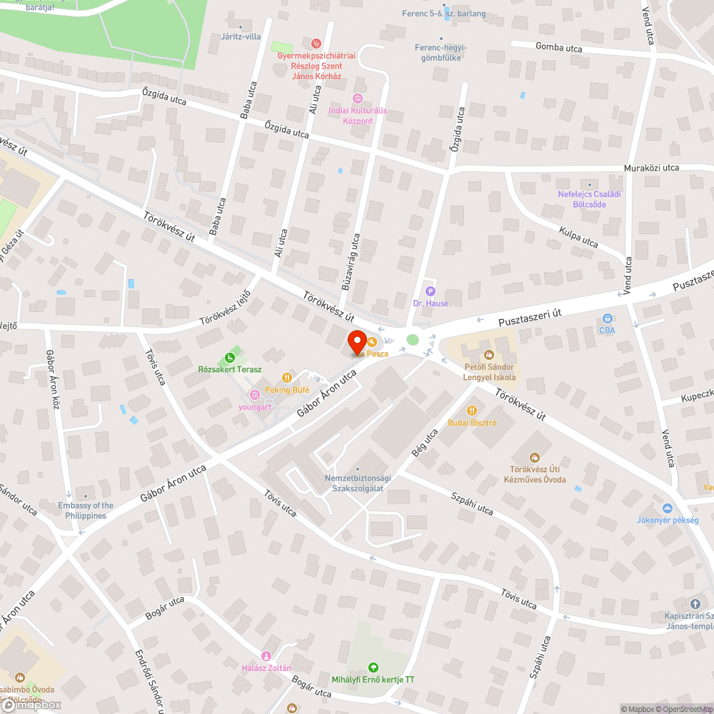 Rossz állapotú csatornafedő bejelentés helye