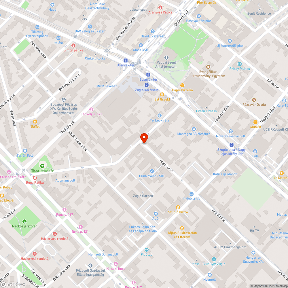 Megsüllyedt útburkolat bejelentés helye