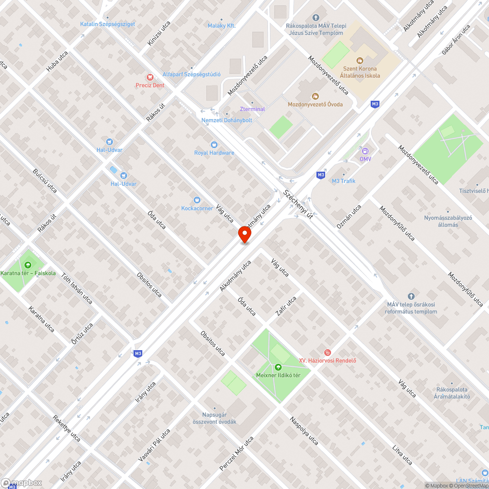 Sötét lámpa bejelentés helye