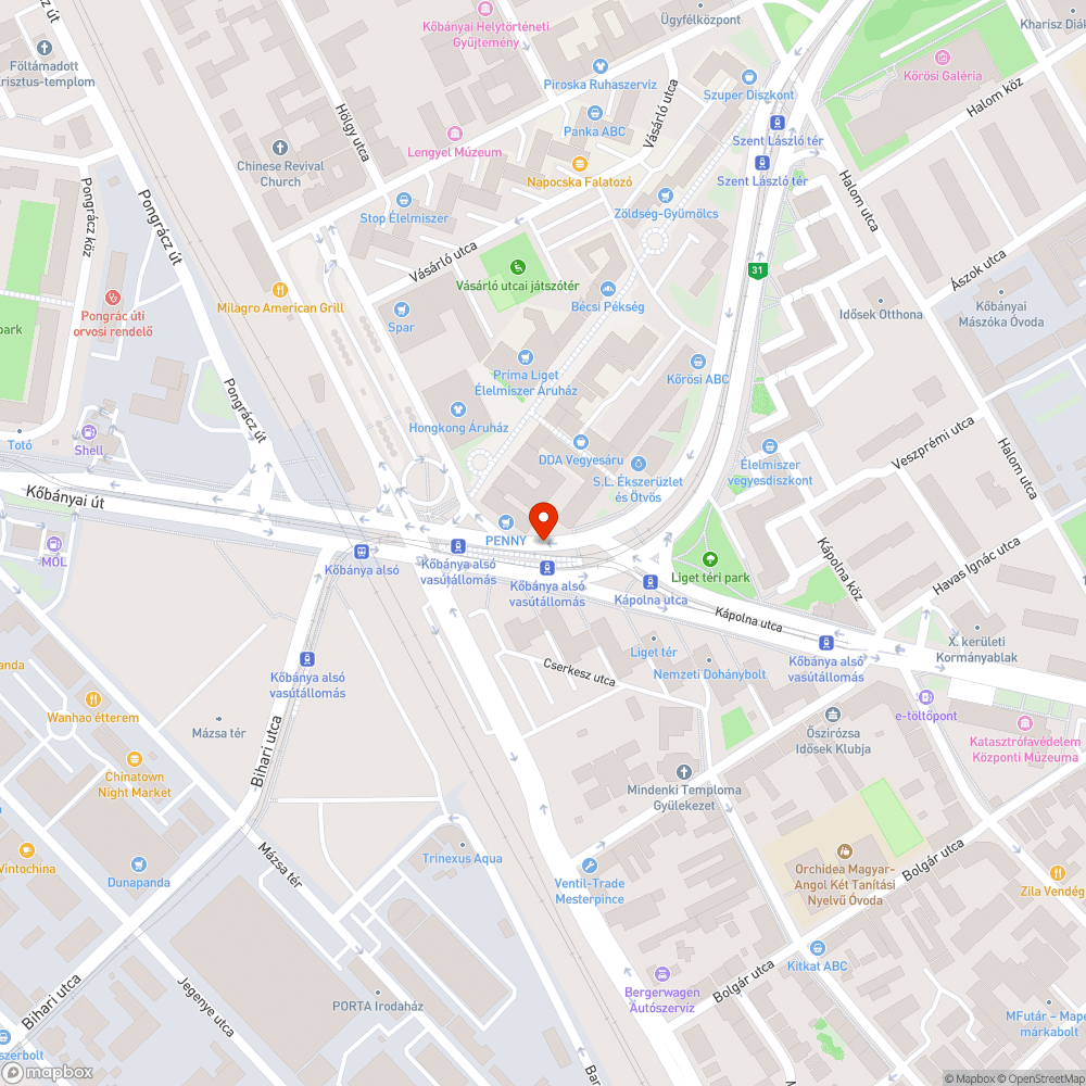 Lehányt üveg a villamosmegállóban bejelentés helye