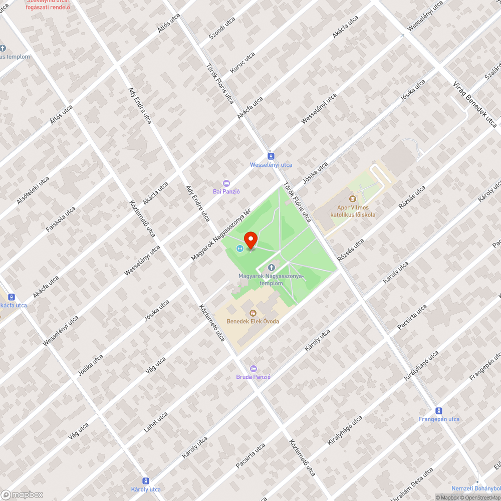 Hiányzó lámpa bejelentés helye