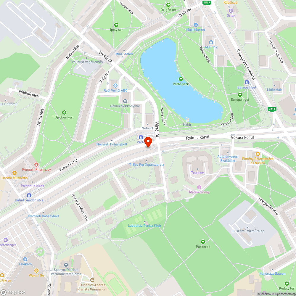 Kátyús út bejelentés helye