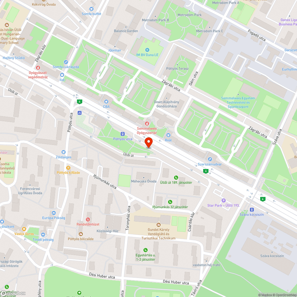 Tábla leesett bejelentés helye