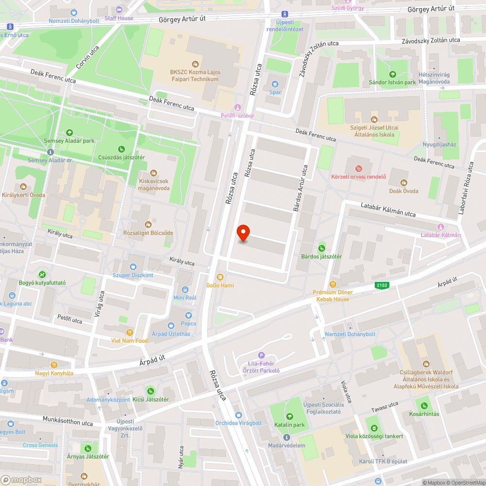 Elhagyott rendszám nélküli autó bejelentés helye