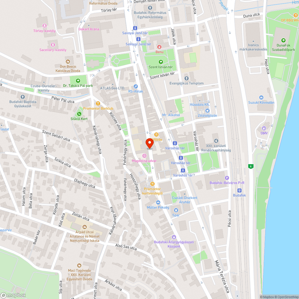 kátyú a járdán - Budafok Kossuth Lajos utca 23, bejelentés helye