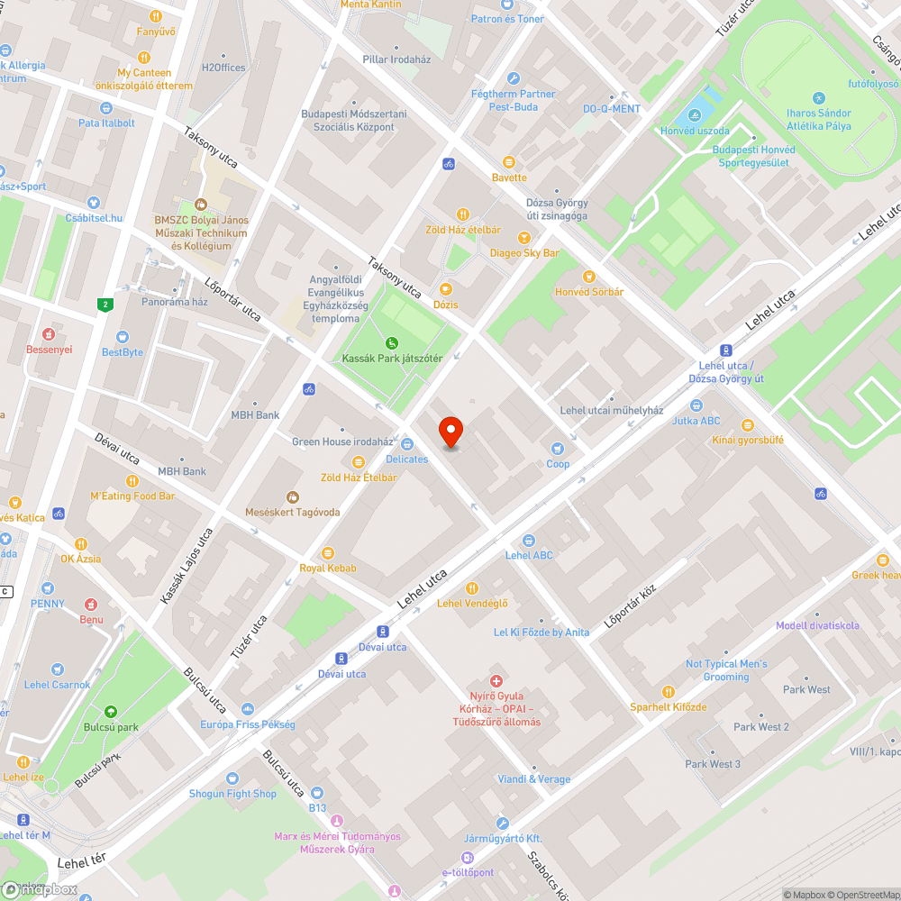 Szemetes utca bejelentés helye