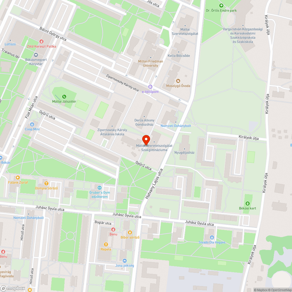 Falevelek bejelentés helye