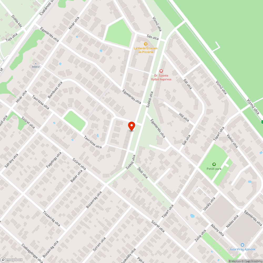 Nincs közvilágítás az utcában bejelentés helye