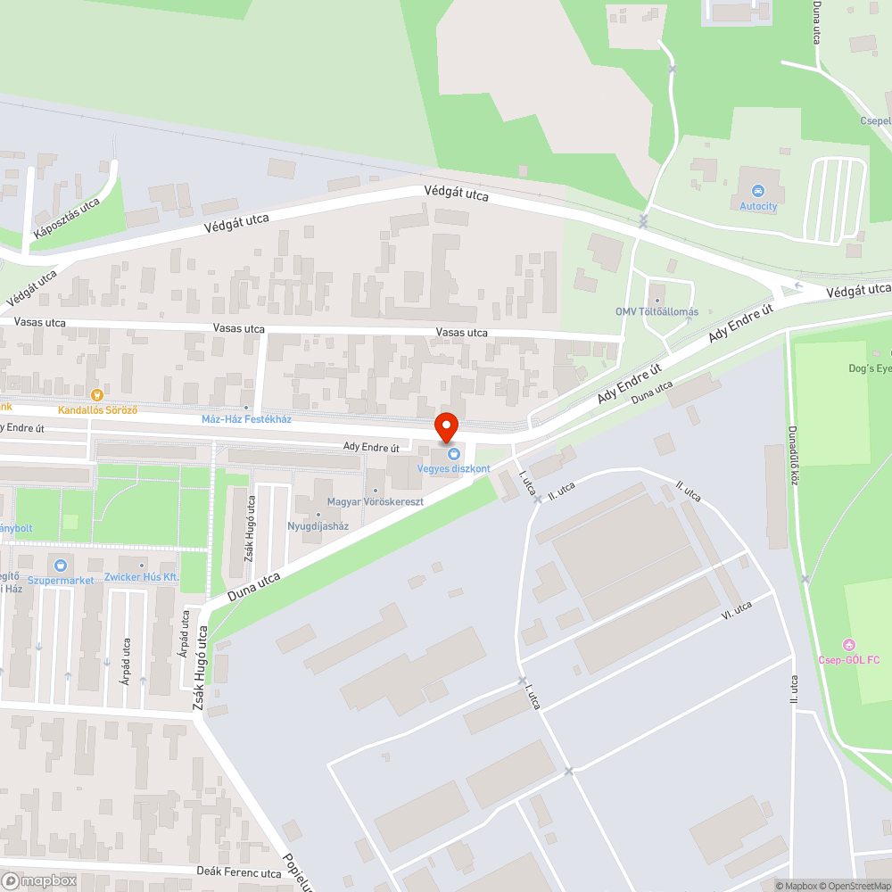 Nem világít a citylight - Papírgyár I. (35/36/148/151/948) bejelentés helye