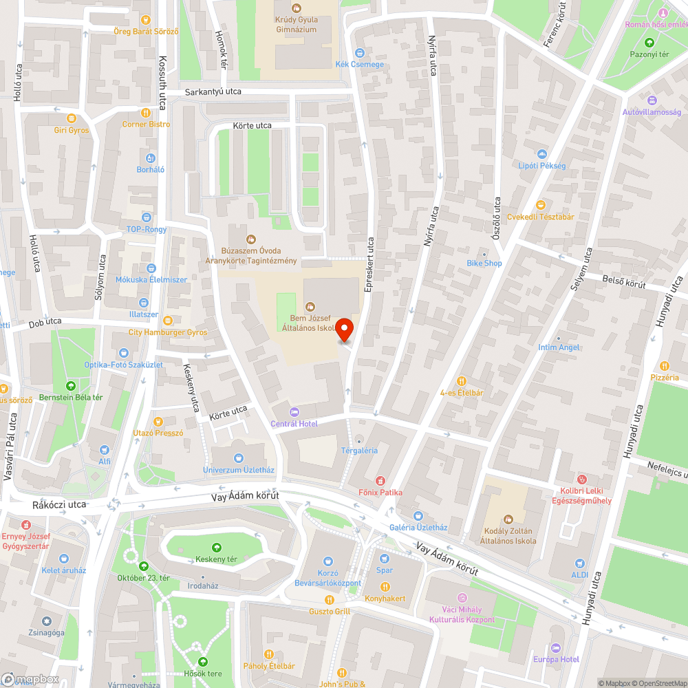 Zöldfelületen parkolás bejelentés helye