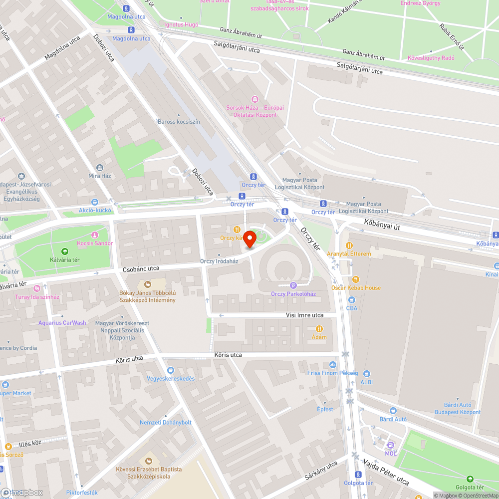 Kitört pollerek és illegális parkolás bejelentés helye