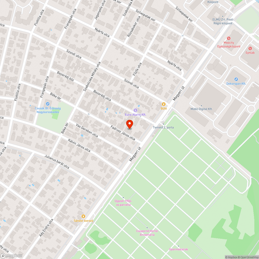 Üreg a járda és az úttest között! bejelentés helye