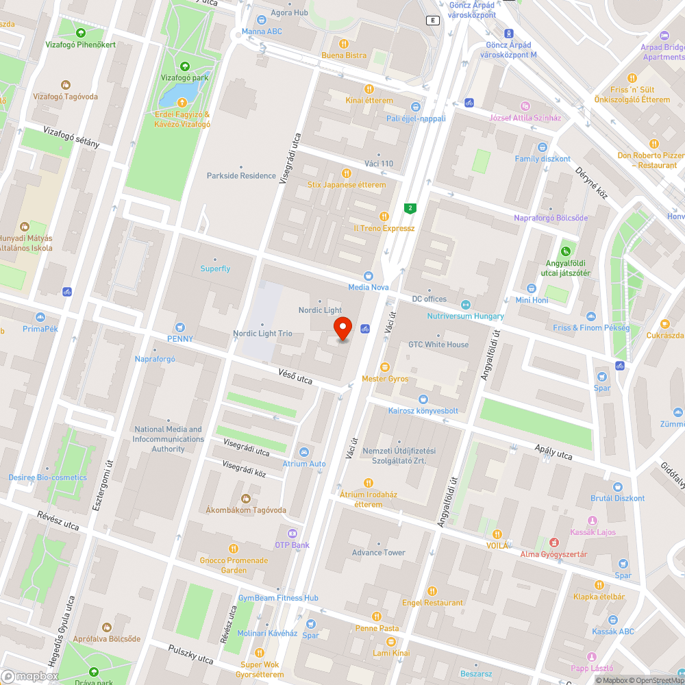 Kiszedett oszlop bejelentés helye