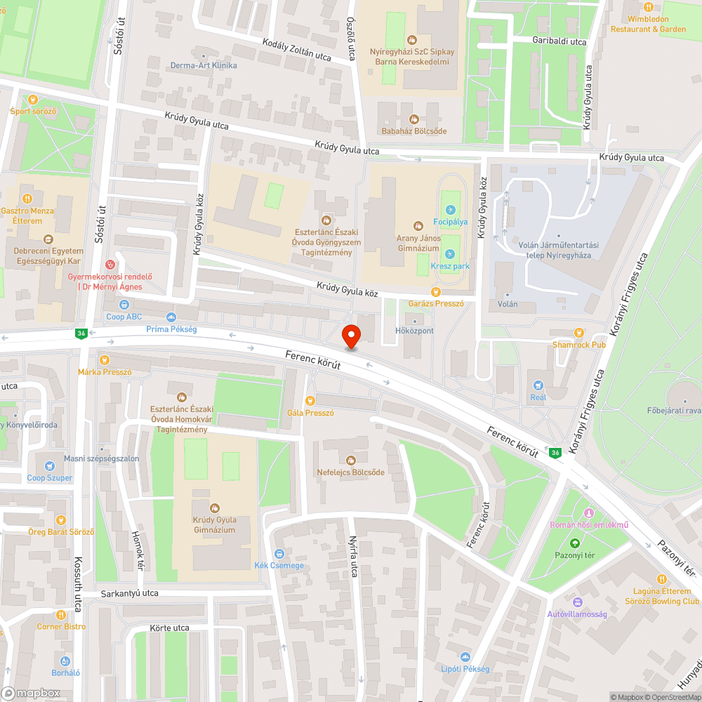 Aszfalt törmelék a zöldterületen bejelentés helye