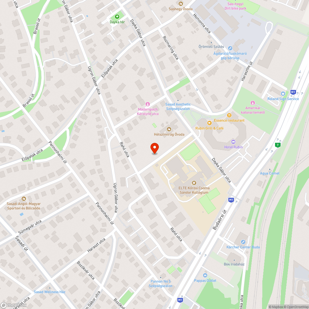 Bali Sándor utca szalagok az úttesten bejelentés helye