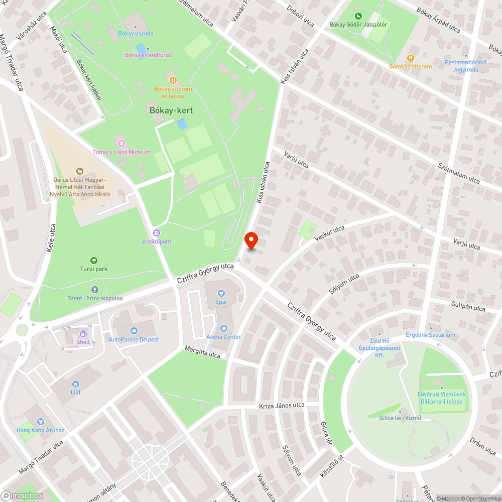 Kidöntött vezetőoszlop bejelentés helye