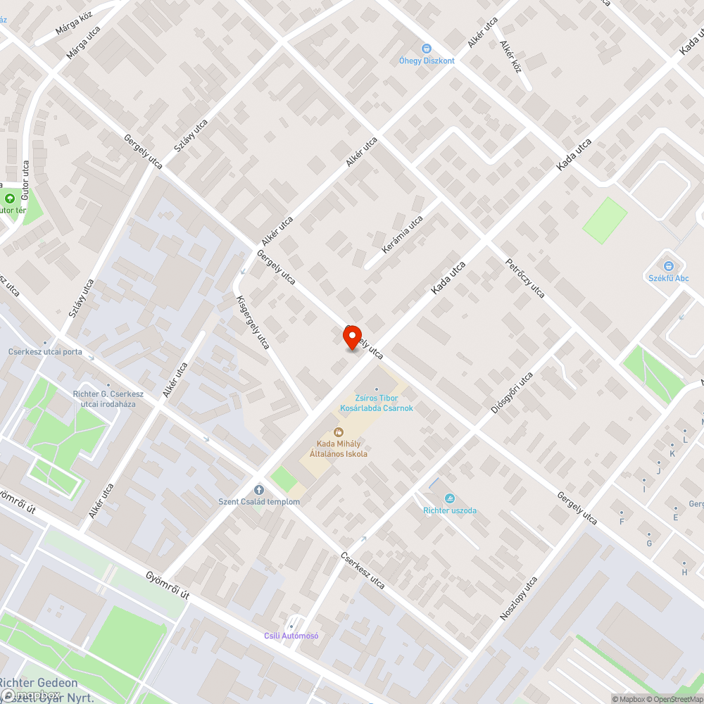 Megsüllyedt közmű szekrény bejelentés helye