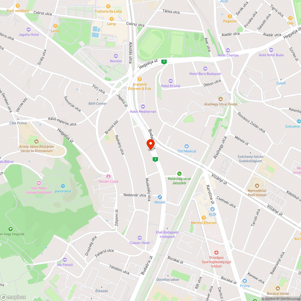 Összefirkált aluljáró bejelentés helye