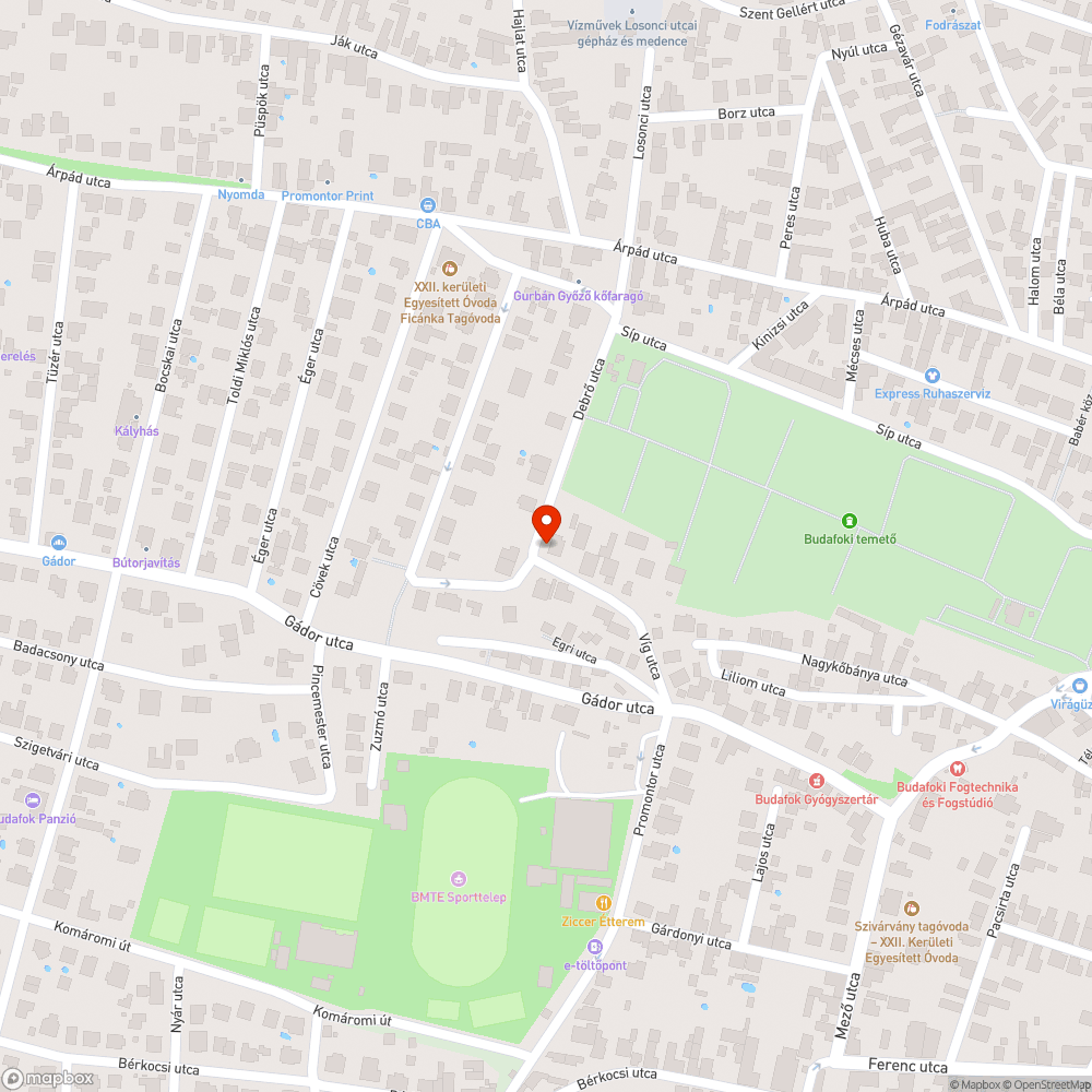 Lógó kábel bejelentés helye