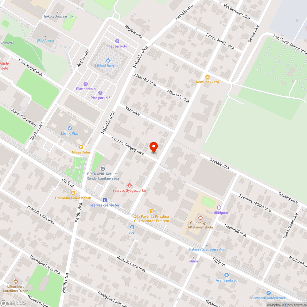 Botlásveszélyes fedlap bejelentés helye