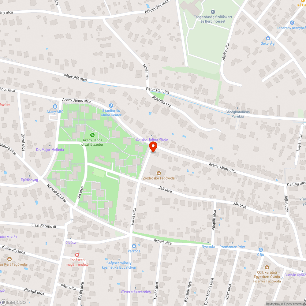 Graffitis utasváró és rozsdás ülőke bejelentés helye