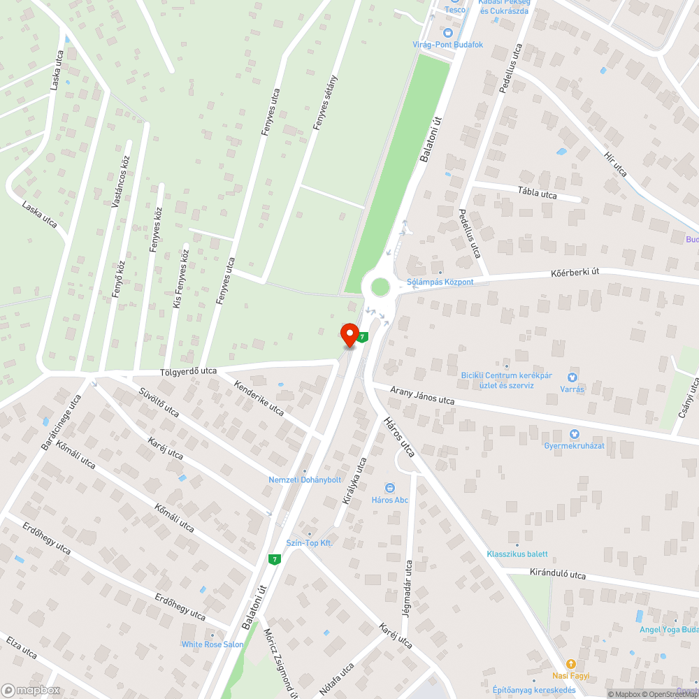 Hiányzó szemetes bejelentés helye