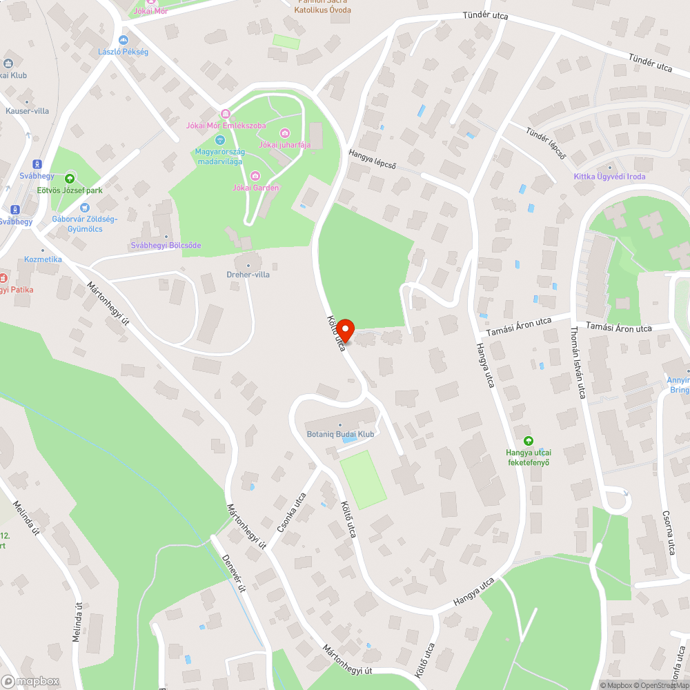 Takarásban lévő jelzőtáblák bejelentés helye