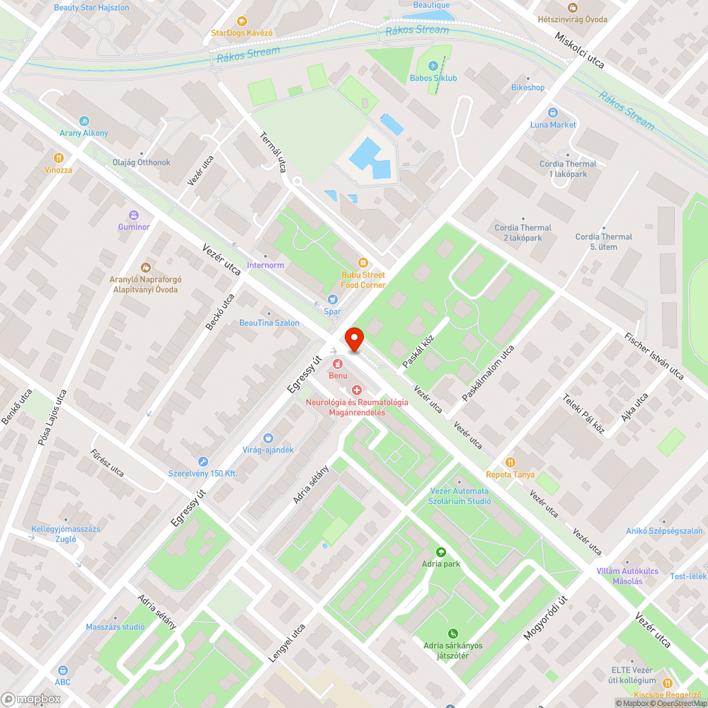 Megrongálódott csikktartók bejelentés helye