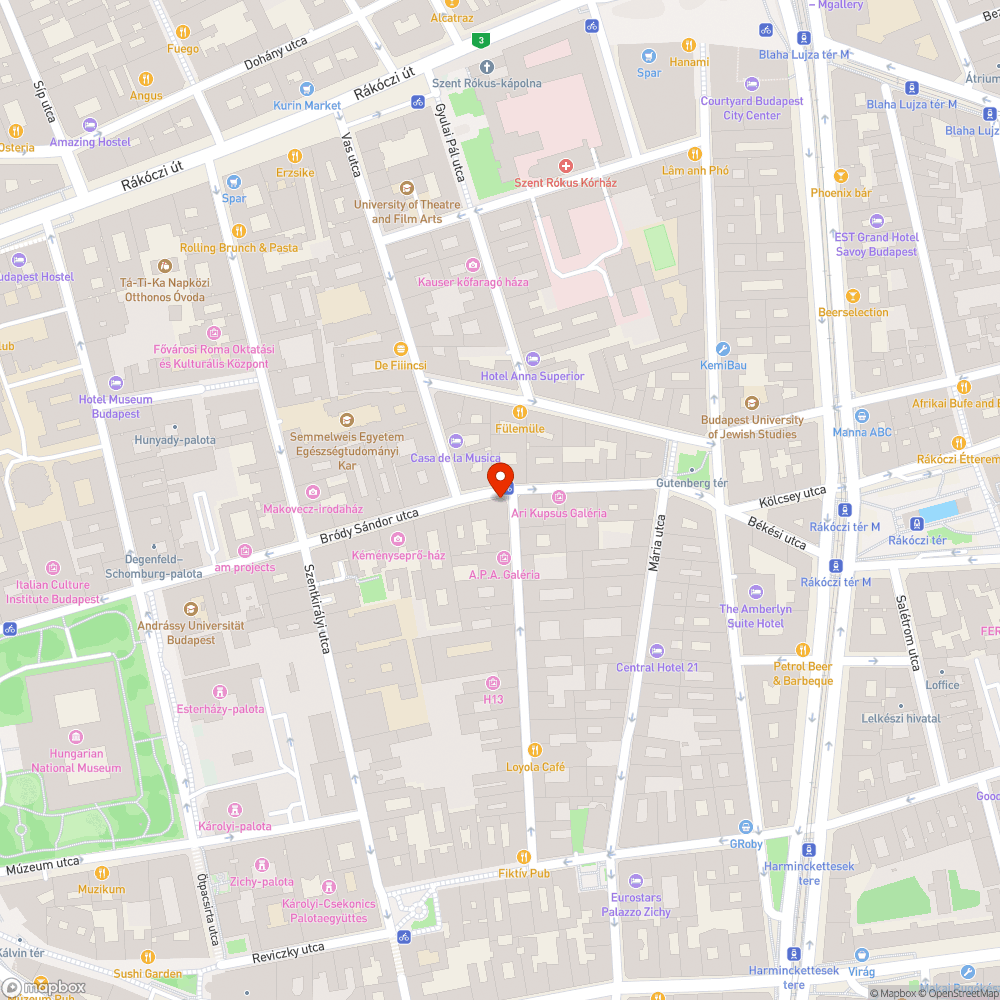 Nyitott közműszekrény bejelentés helye