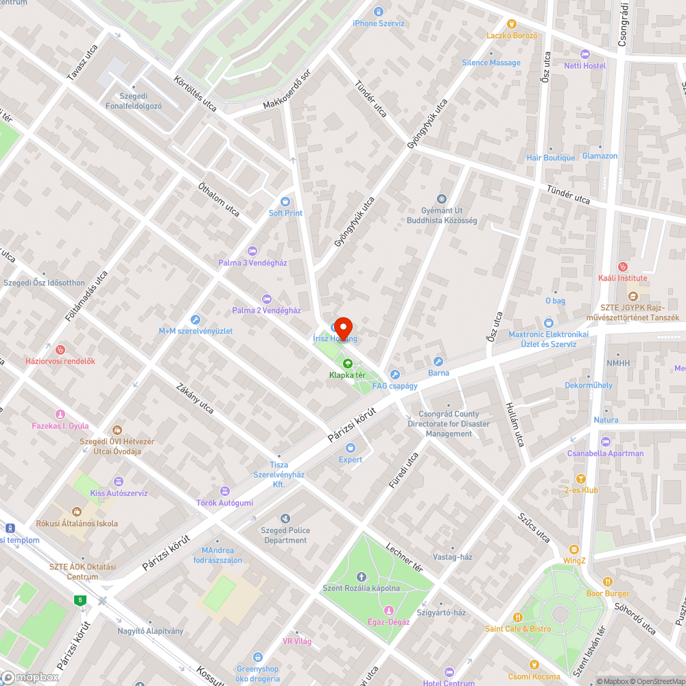 Lerobbant kocsi bejelentés helye