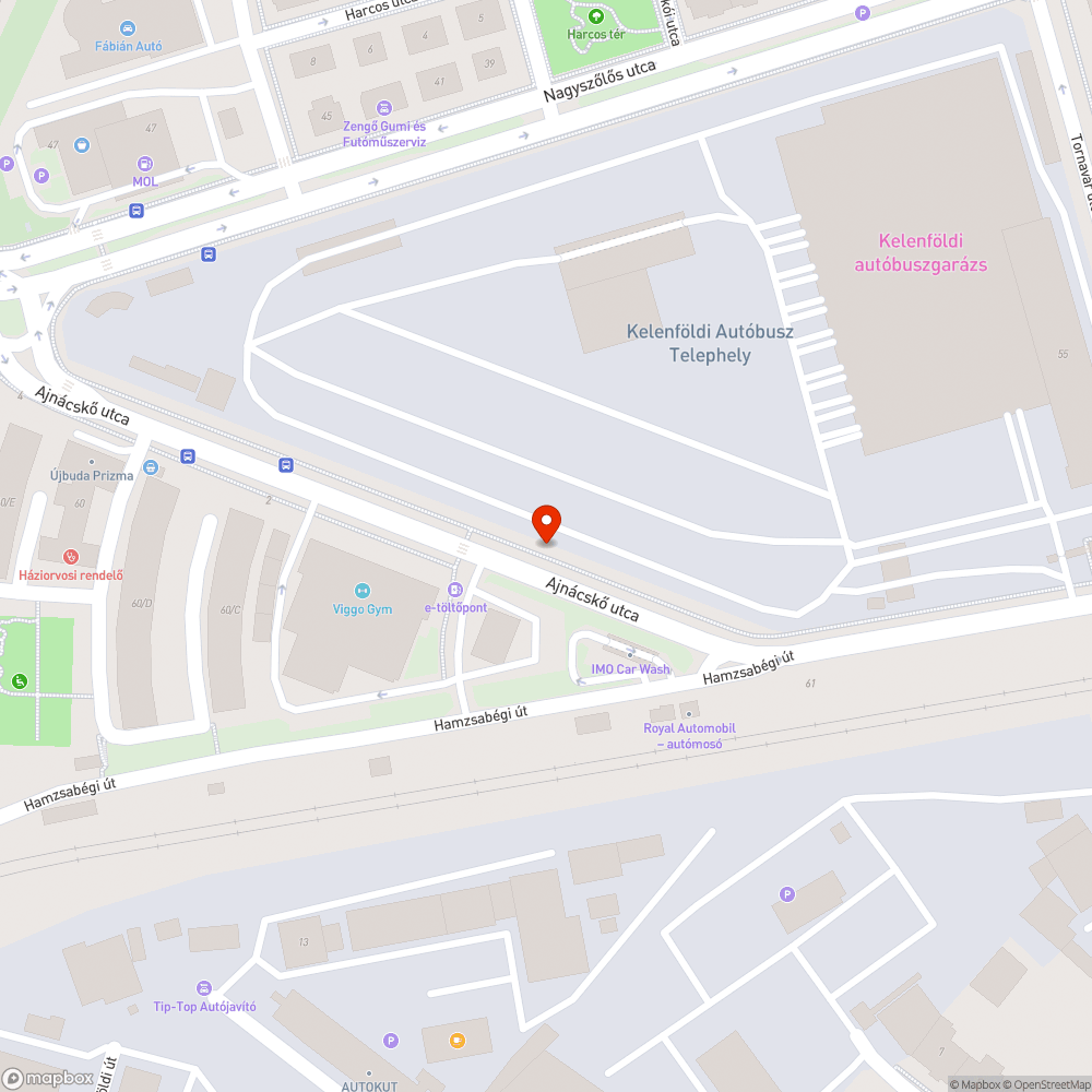 Döglött patkány bejelentés helye