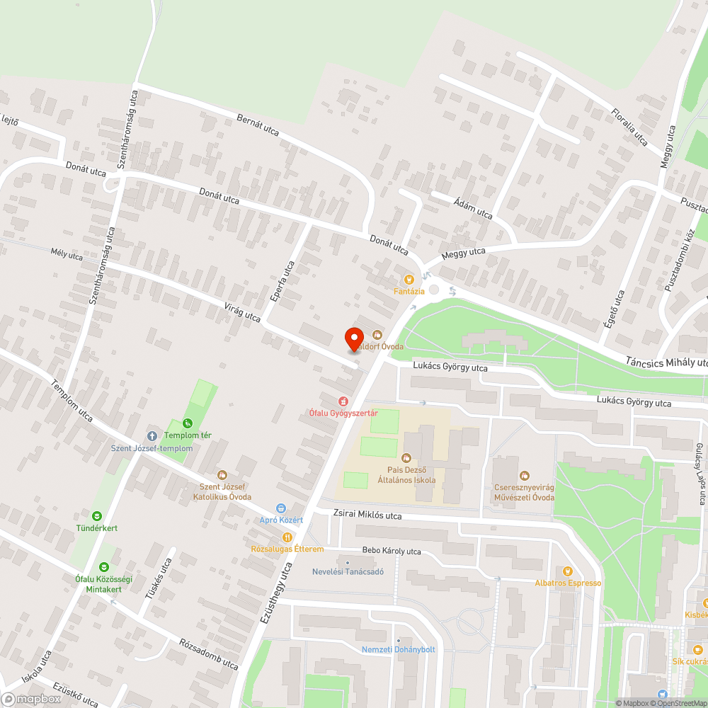 Jeges út bejelentés helye