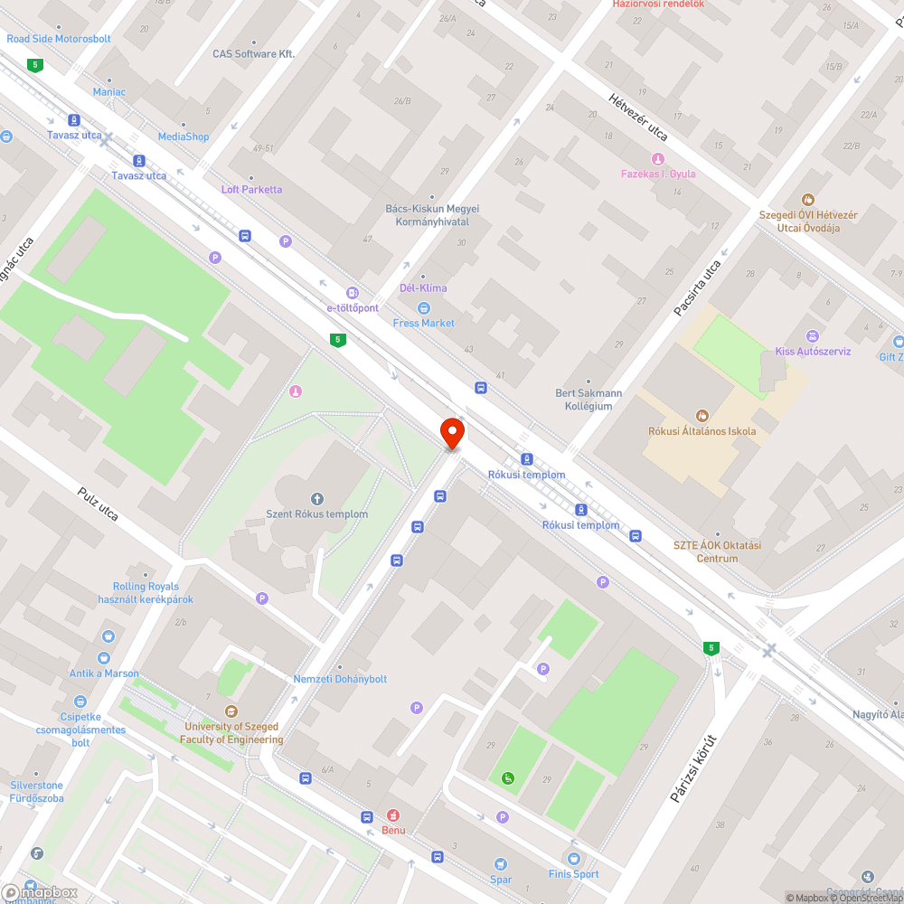 Megsüllyedt fedlap - Szent Gellért utca és Kossuth L. sgt. sarka bejelentés helye