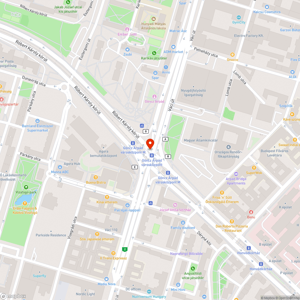 Hiányos bicikliút a Hungária körúton bejelentés helye