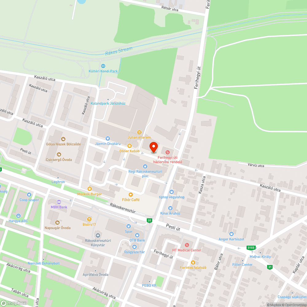 Ajtócskák bejelentés helye