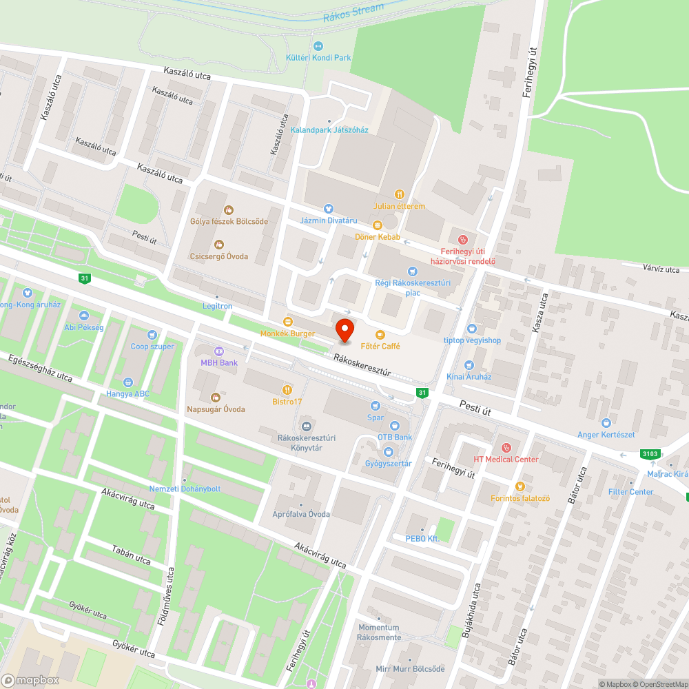 Térkő a buszmegállóban bejelentés helye