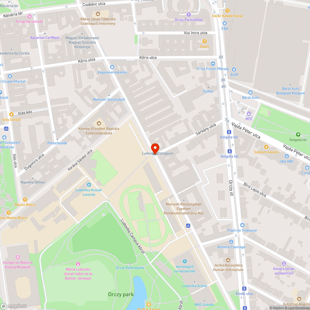 Roncs közterületen bejelentés helye