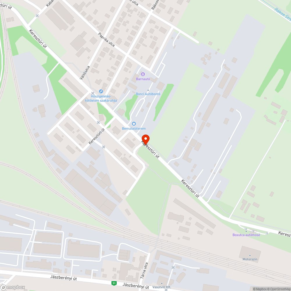 Több zsák szemét a MÁV-telepnél bejelentés helye