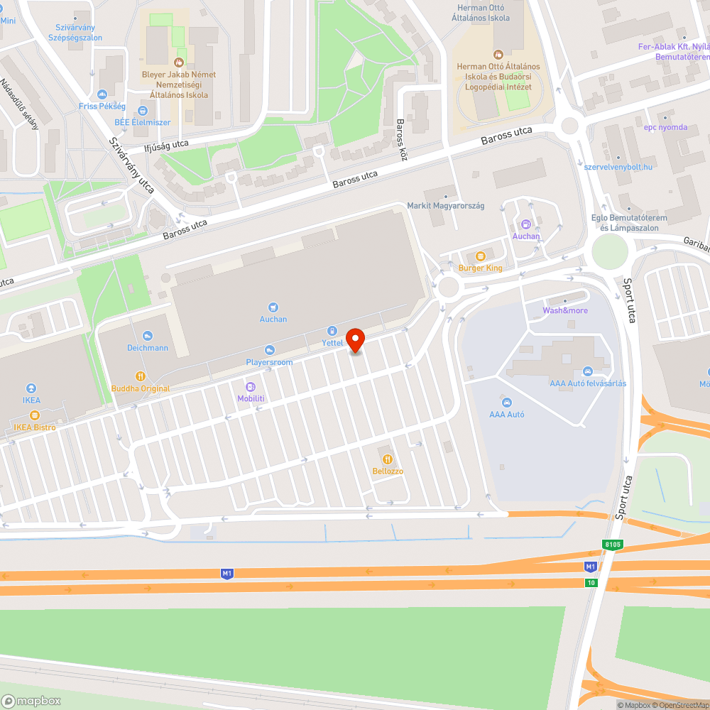 Kiégett lámpa bejelentés helye