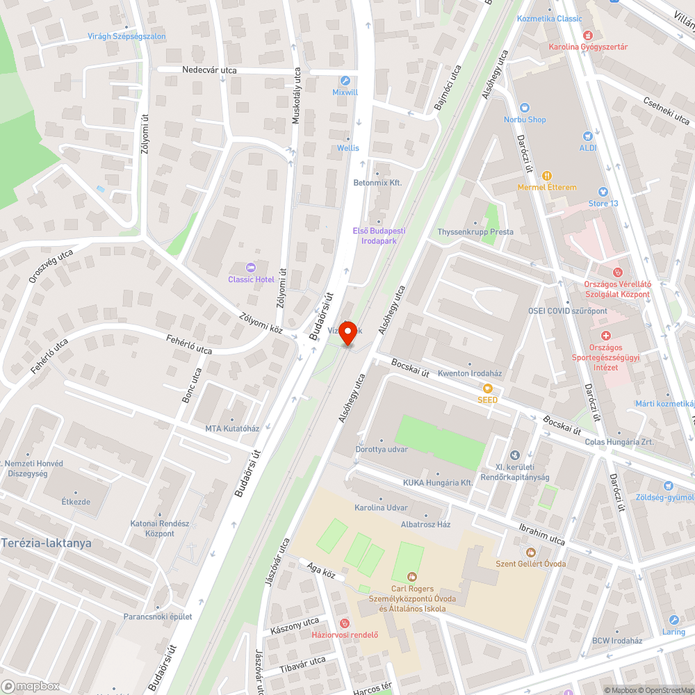 Életveszélyes gyalogos vasúti átjáró bejelentés helye