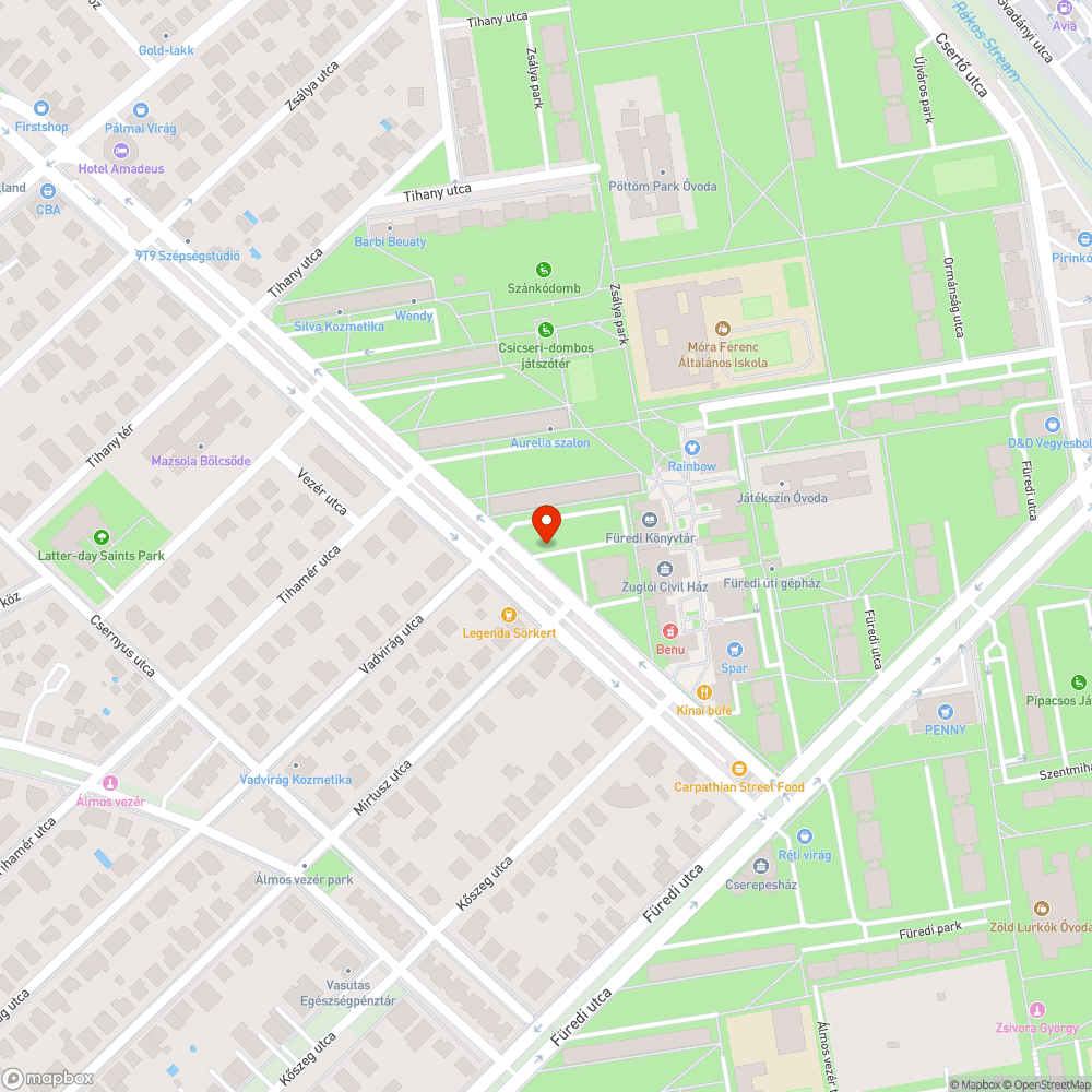 Sötét lámpa bejelentés helye