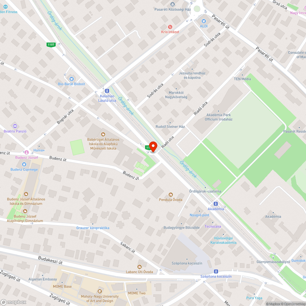 IBS előtt hiányzó parkolásgátlók bejelentés helye