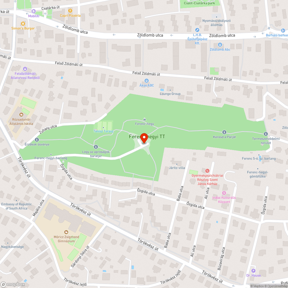 Szemét a Ferenc-hegyi játszótéren bejelentés helye