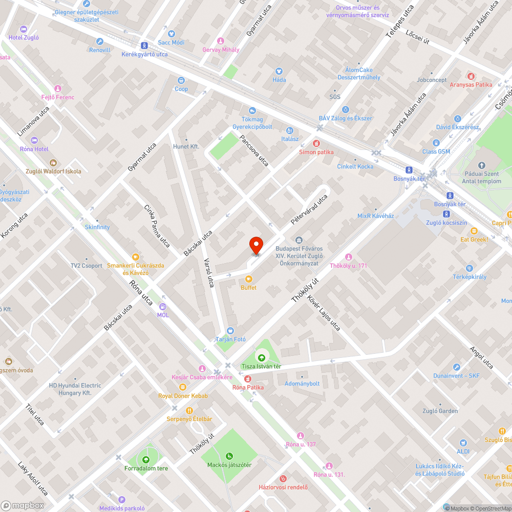 Halott galamb bejelentés helye