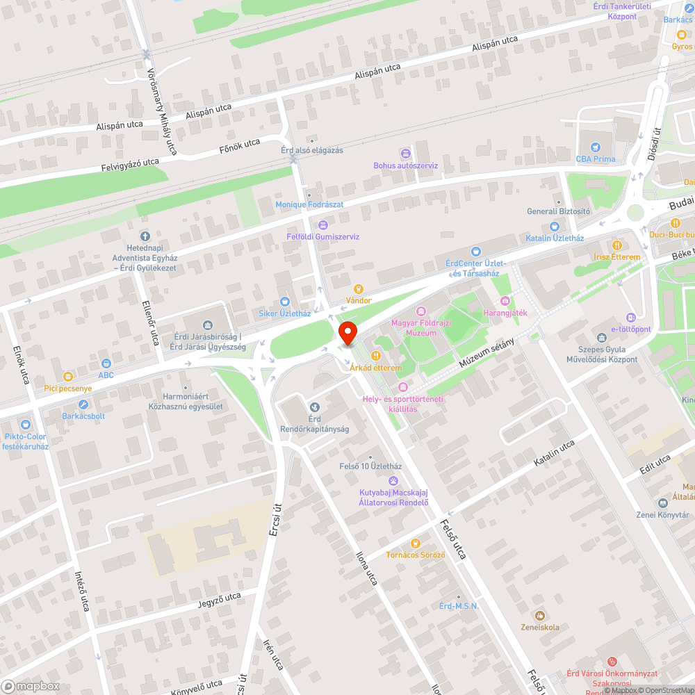 Nem működő gyalogos jelzőlápma bejelentés helye