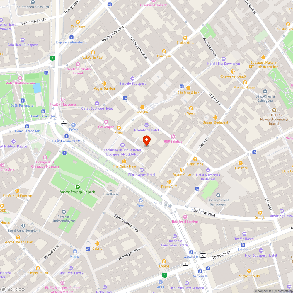 utcán felejtett növény és leszerelt szeméttároló bejelentés helye