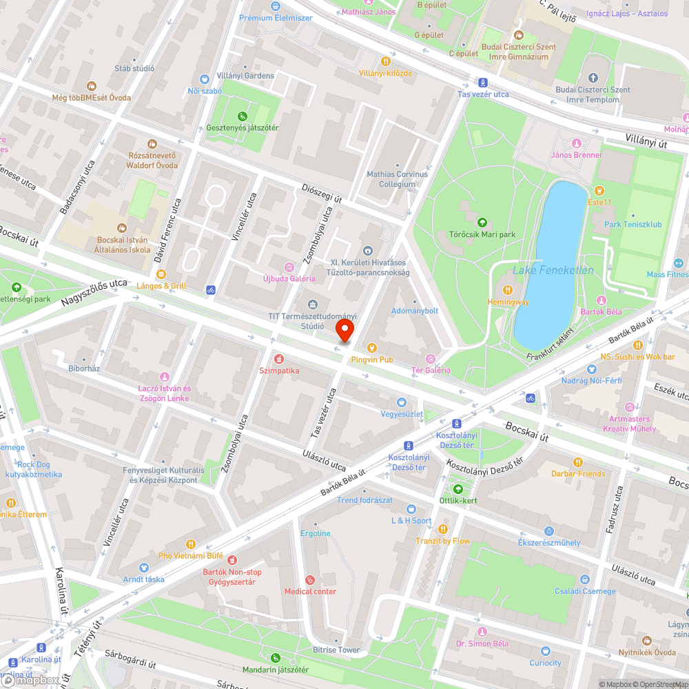 Bucka a járdán bejelentés helye