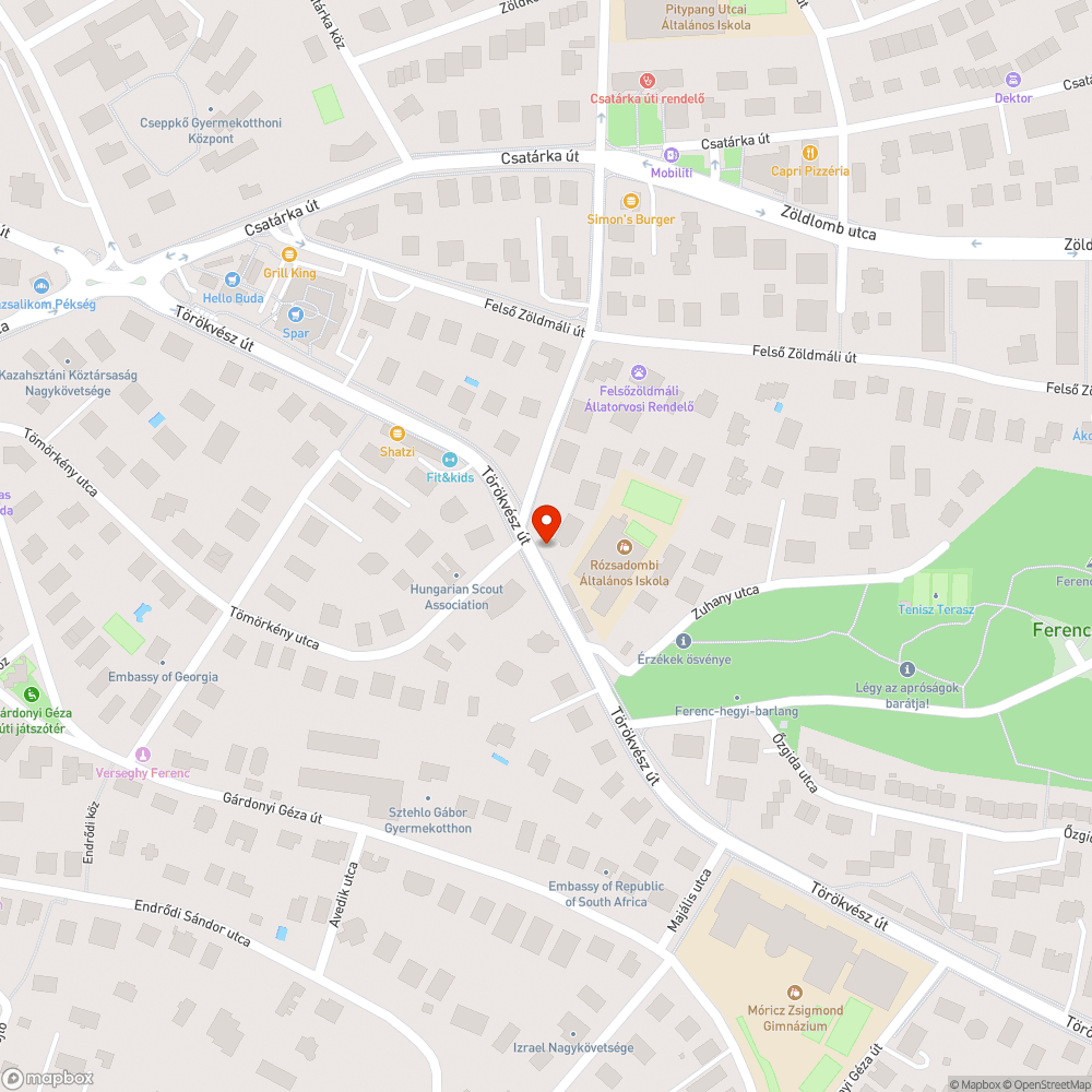 Parkolás a járdán bejelentés helye