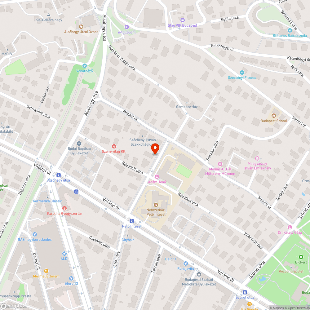 Eltört fatámasz bejelentés helye